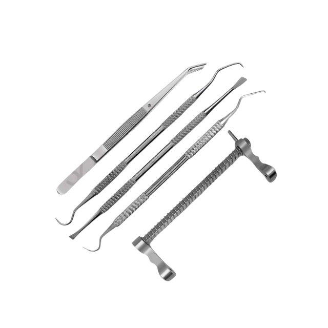 5 Pcs Dental Scaling Kit For Large Dogs